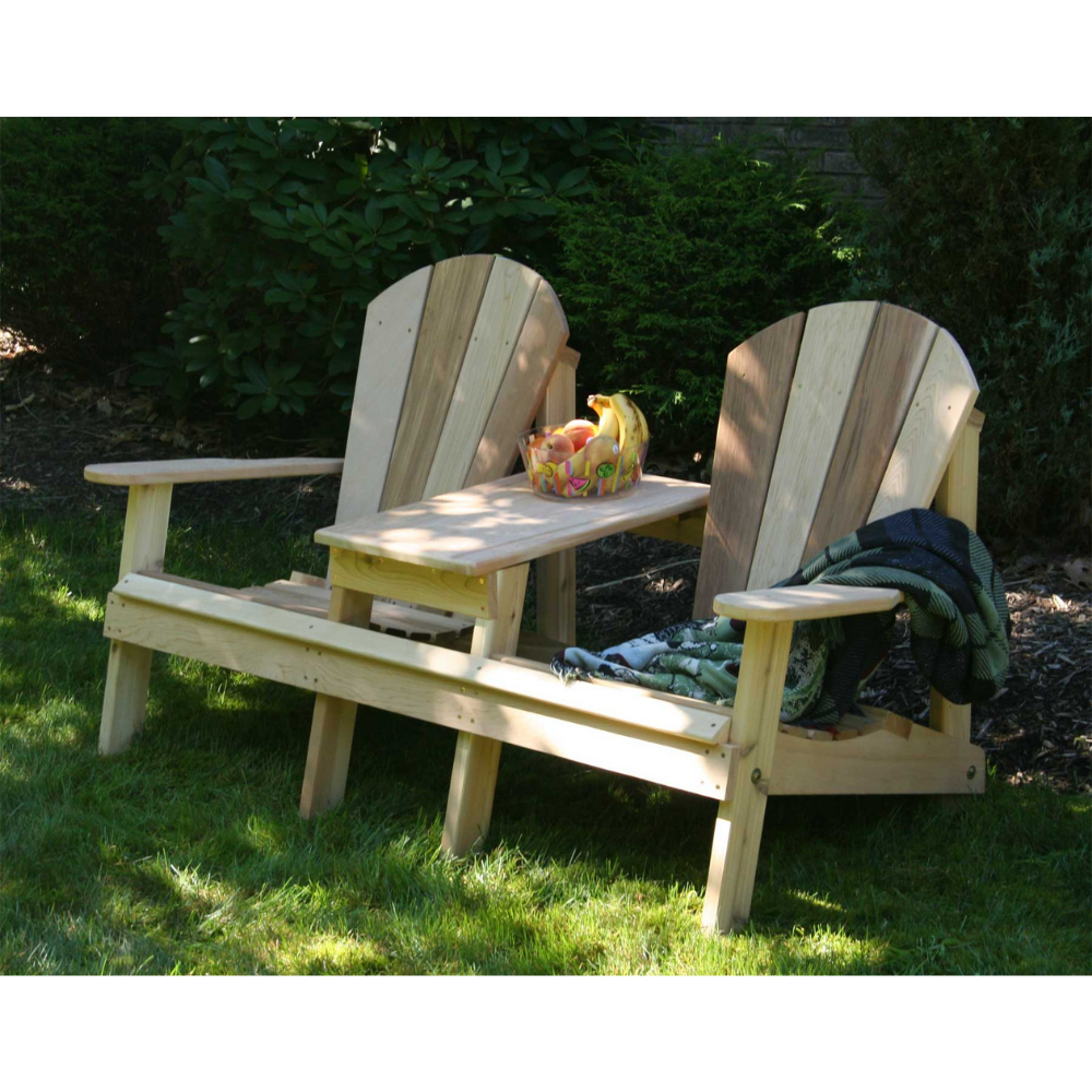 Creekvine Designs Cedar Adirondack Settee