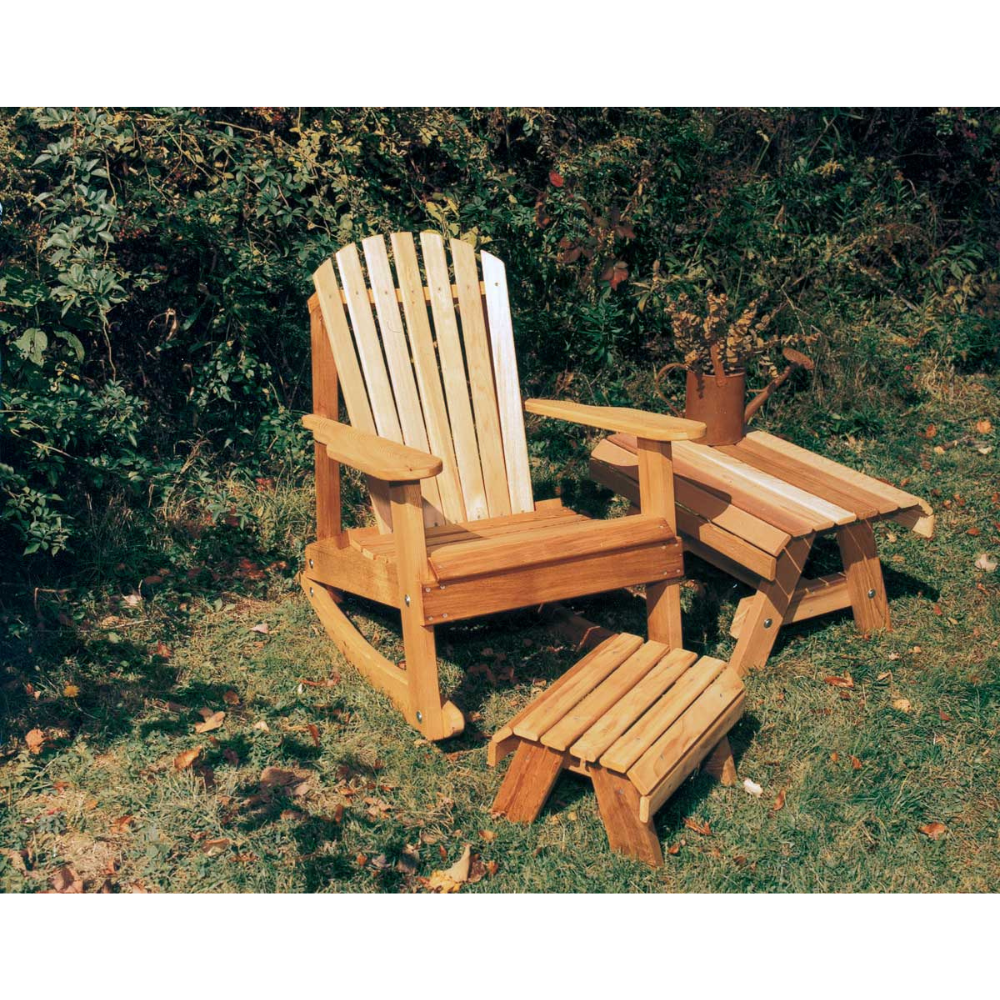 Creekvine Designs Cedar American Forest Adirondack Rocker Collection