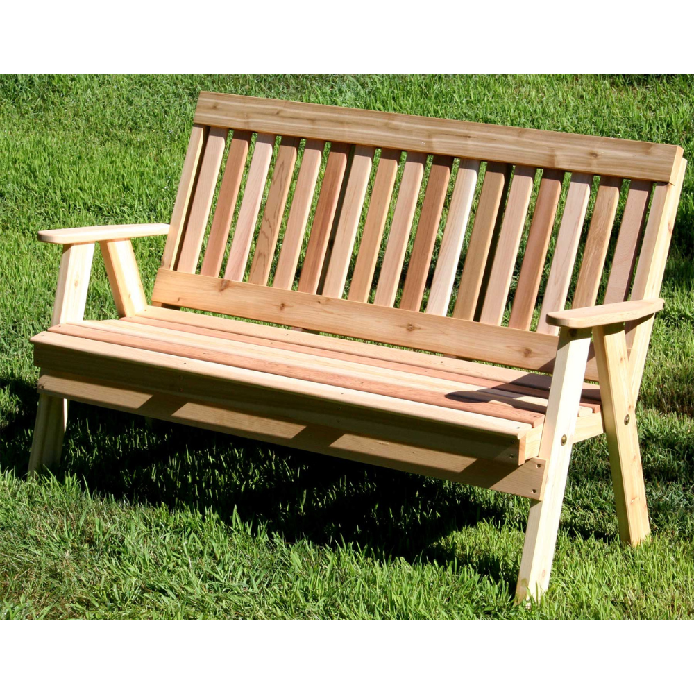 Creekvine Designs Cedar Countryside Garden Bench