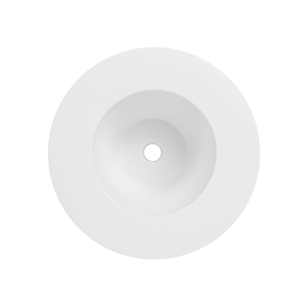 Ledge Lounger Signature 14-Inch Side Table with Umbrella Hole (LLSGST14HWH)