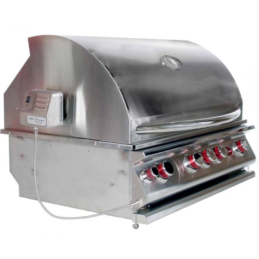 Cal Flame 4-Burner Convection Built-In Gas Grill, 32-Inch