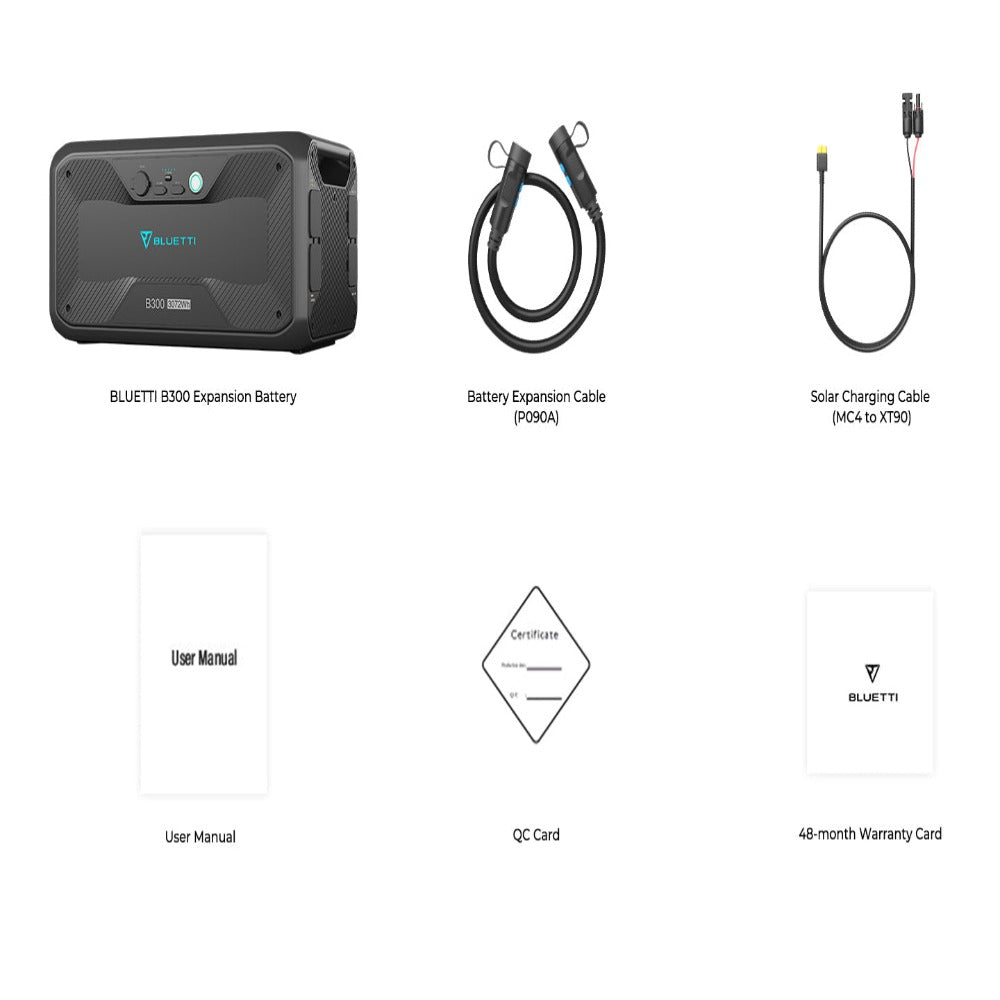 BLUETTI B300 Expansion Battery 3072Wh
