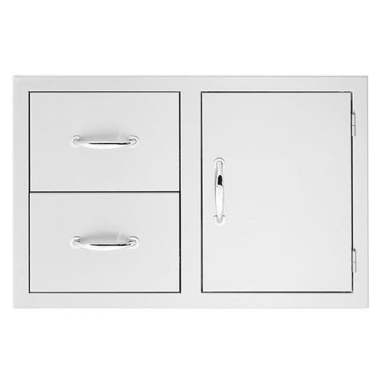 TrueFlame 30-Inch 2-Drawer & Access Door Combo (TF-DC2-30)