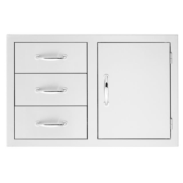 TrueFlame 33-Inch 3-Drawer & Access Door Combo (TF-DC3-33)