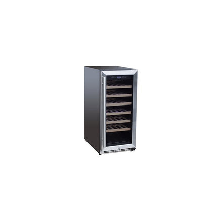 TrueFlame 15-Inch 3.2 Cu. Ft. Outdoor Rated Single Zone Wine Cooler (AMD-RFR-15W)