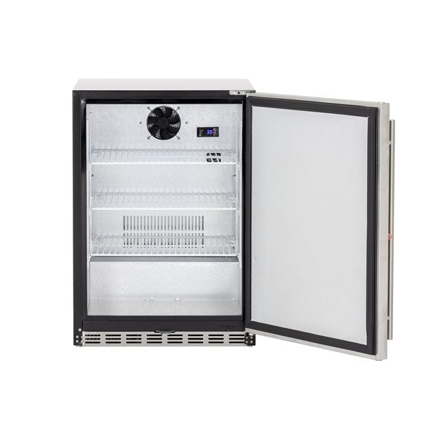 TrueFlame 24-Inch 5.3 Cu. Ft. Deluxe Outdoor Rated Refrigerator (TF-RFR-24D/24D-R)