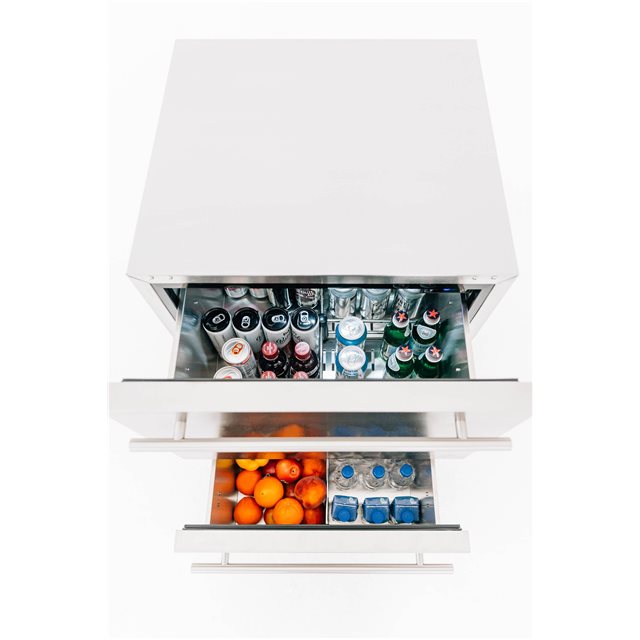 TrueFlame 24-Inch 5.3 Cu. Ft. Deluxe Outdoor Rated 2-Drawer Refrigerator (AMD-RFR-24D-R-A)