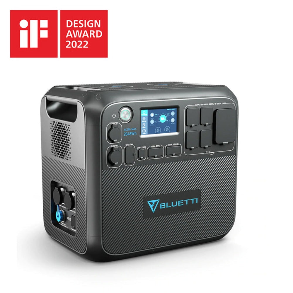 BLUETTI AC200MAX Expandable Power Station 2,200W/2,048Wh