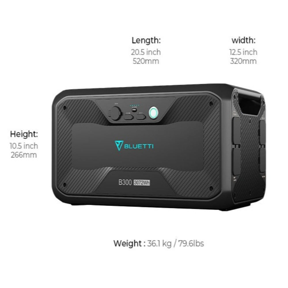 BLUETTI Home Battery Backup Bundle (AC300 + B300)