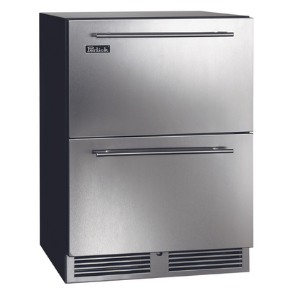 Perlick C-Series 24-Inch Outdoor Undercounter Refrigerator Drawers (HC24RO-4-5/6)