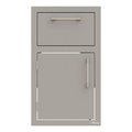 Alfresco 17-Inch Drawer & Door Combo - AXE-DDR-L/R-SC