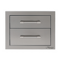 Alfresco 17-Inch Two Tier Storage Drawers - AXE-2DR-SC