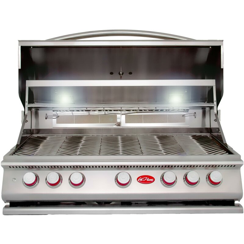 Cal Flame P Series 5-Burner Built-In Gas Grill, 40-Inch