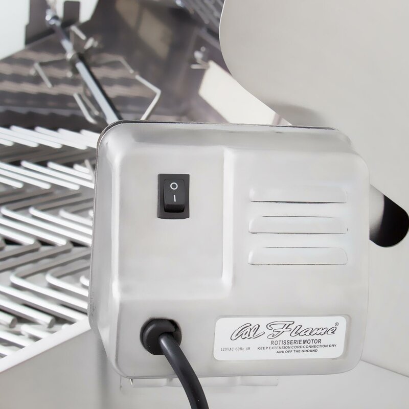 Cal Flame P Series 5-Burner Built-In Gas Grill, 40-Inch