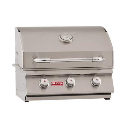 Bull Grills 24-Inch Steer 3-Burner Stainless Steel Built-In Gas Grill (69008/9)