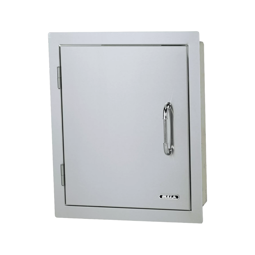 Bull Grills Vertical Stainless Steel Single Access Door (89975/98552)