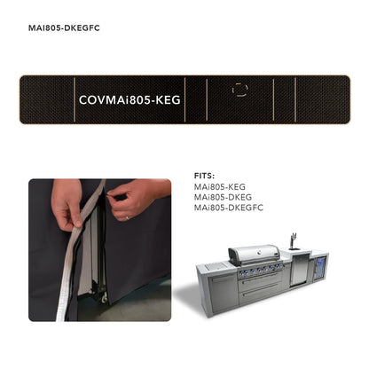 Cover for Mont Alpi 805 Island with a Kegerator - COVMAi805-KEG