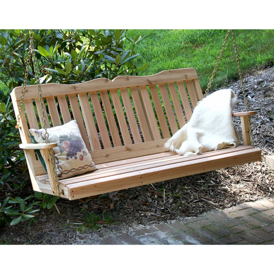 Creekvine Designs Cedar Countryside Porch Swing