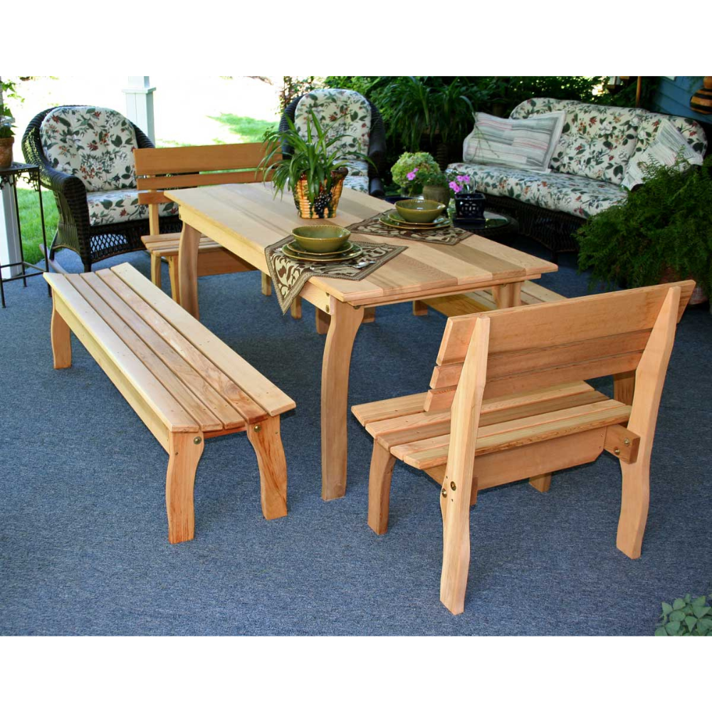 Creekvine Designs Cedar Gathering Dining Set
