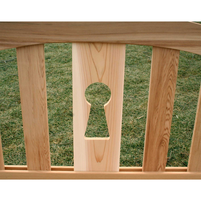 Creekvine Designs Cedar Keyway Garden Bench