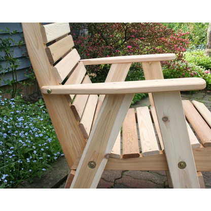 Creekvine Designs Cedar Royal Country Hearts Patio Chair