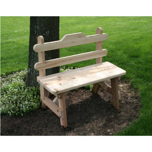 Creekvine Designs Cedar Tab Back Bench