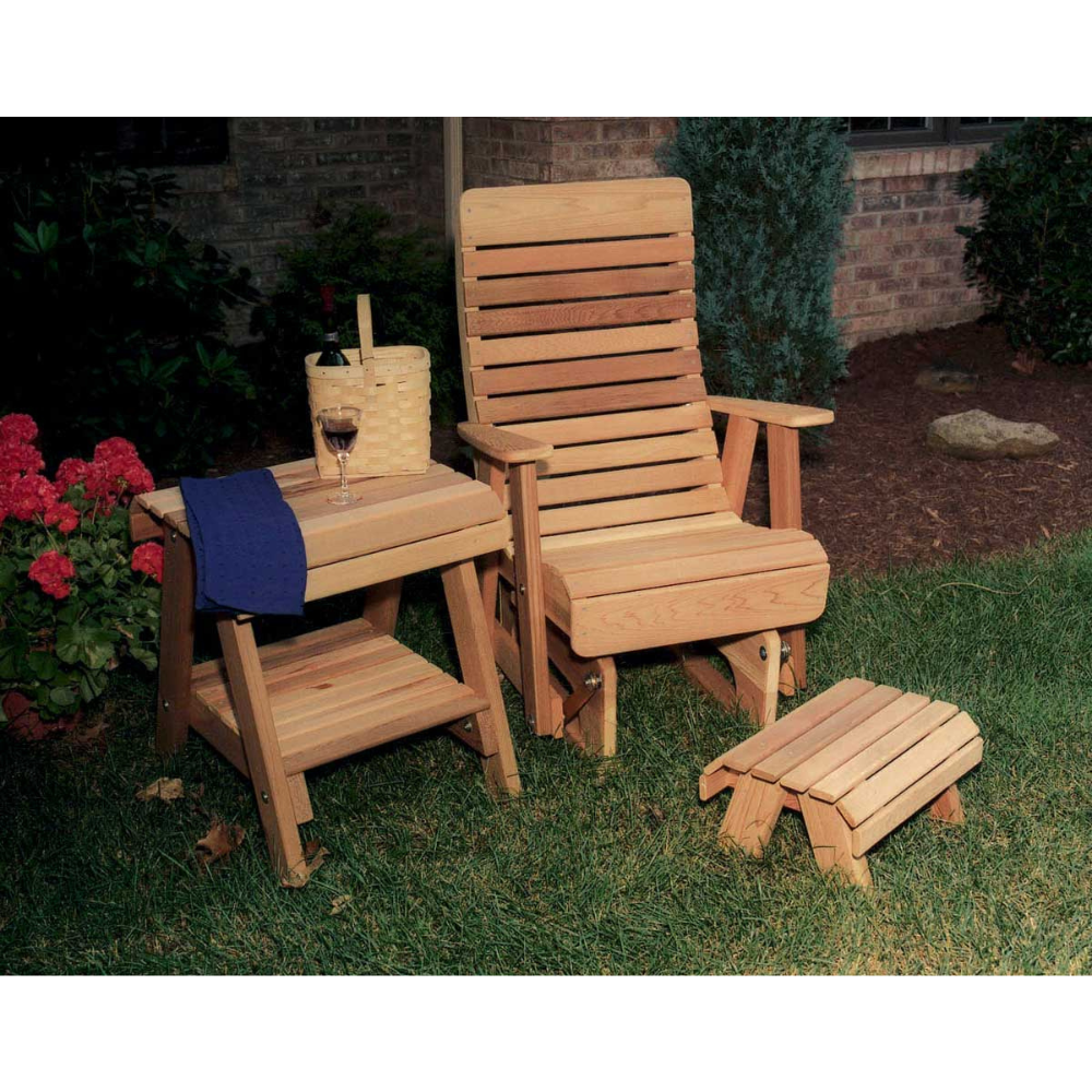 Creekvine Designs Cedar Twin Ponds Rocking Glider Chair Set