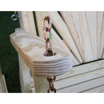 Creekvine Designs Treated Pine Crossback Porch Swing