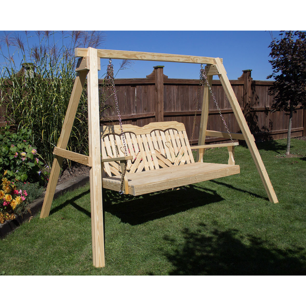 Creekvine Designs Treated Pine Heartback Swingbed
