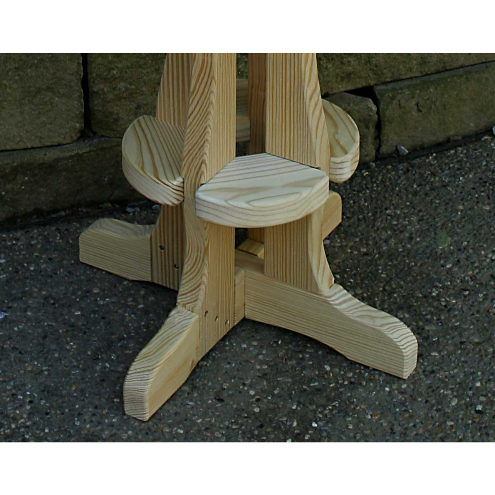 Creekvine Designs Treated Pine Star Design Pub Stool