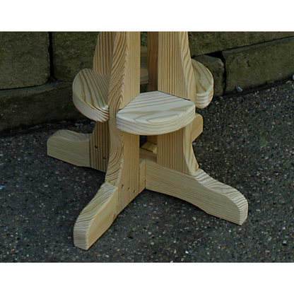 Creekvine Designs Treated Pine Star Design Pub Stool