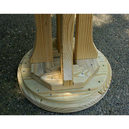 Creekvine Designs Treated Pine Star Design Pub Stool