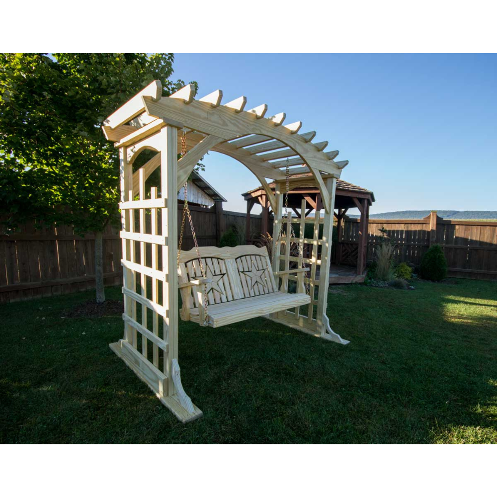 Creekvine Designs Treated Pine Starback Porch Swing