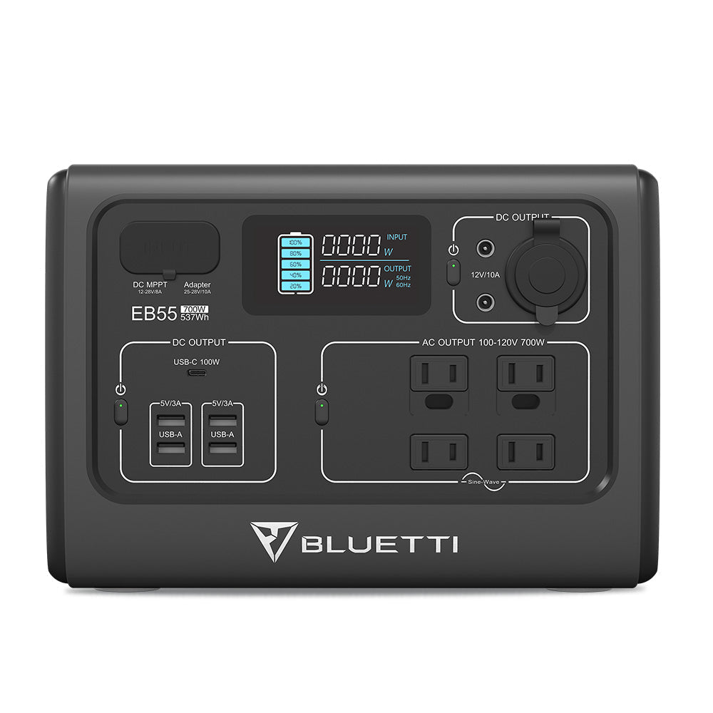 BLUETTI EB55 Portable Power Station 700W/537Wh