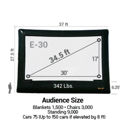 Open Air Cinema Elite Outdoor Movie Screen Kit