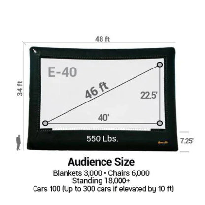 Open Air Cinema Elite Outdoor Movie Screen Kit