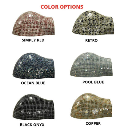 HPC Villa Built-In Hybrid Gas/Wood Fueled Mosaic Tile Pizza Oven