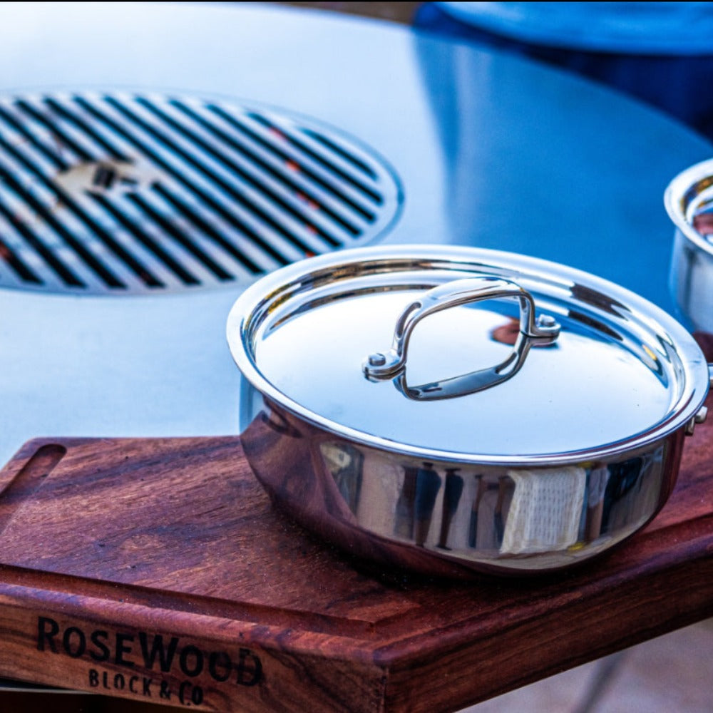 Arteflame Cherry Wood Cutting Board, Fits Optional Side Table