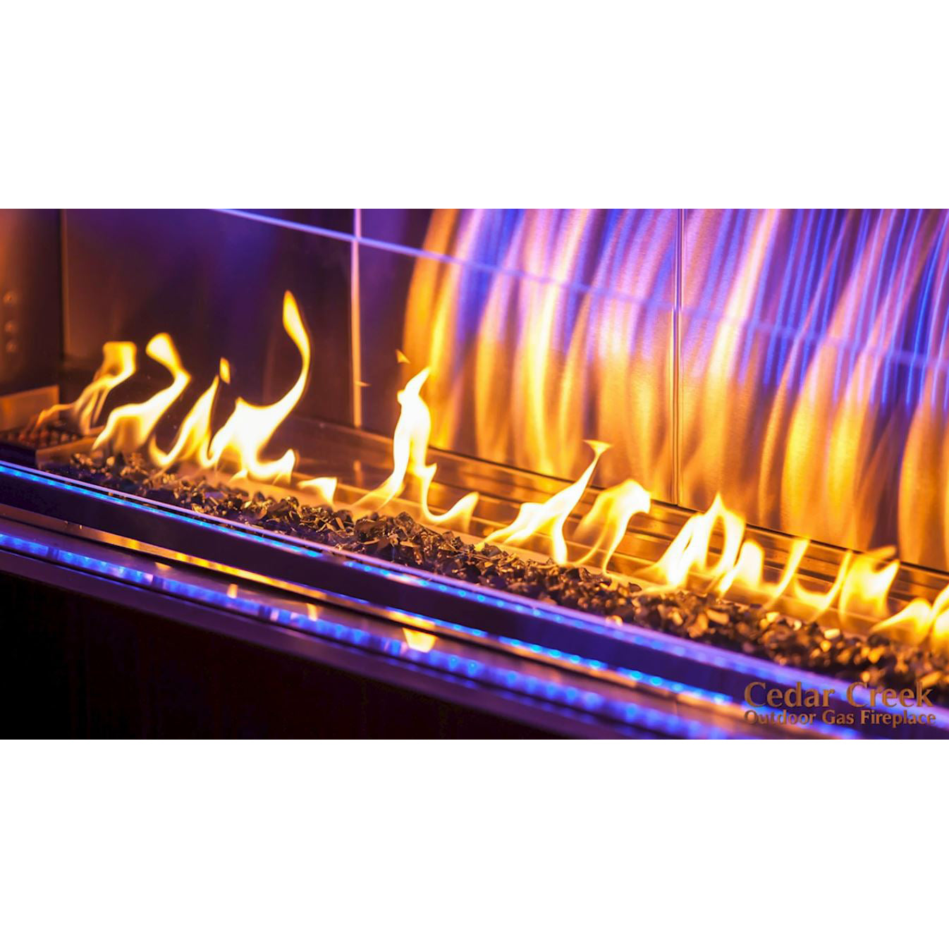 RCS Cedar Creek Outdoor Gas Fireplace (Ready-to-Finish)