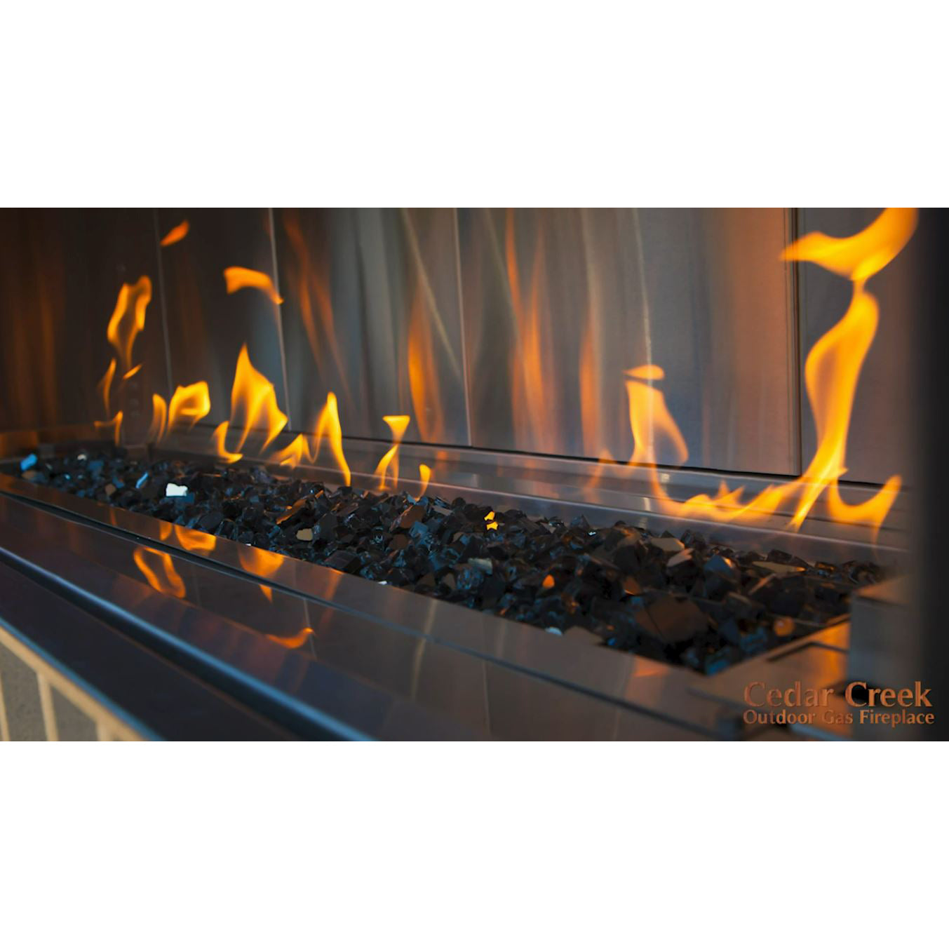 RCS Cedar Creek Outdoor Gas Fireplace (Ready-to-Finish)