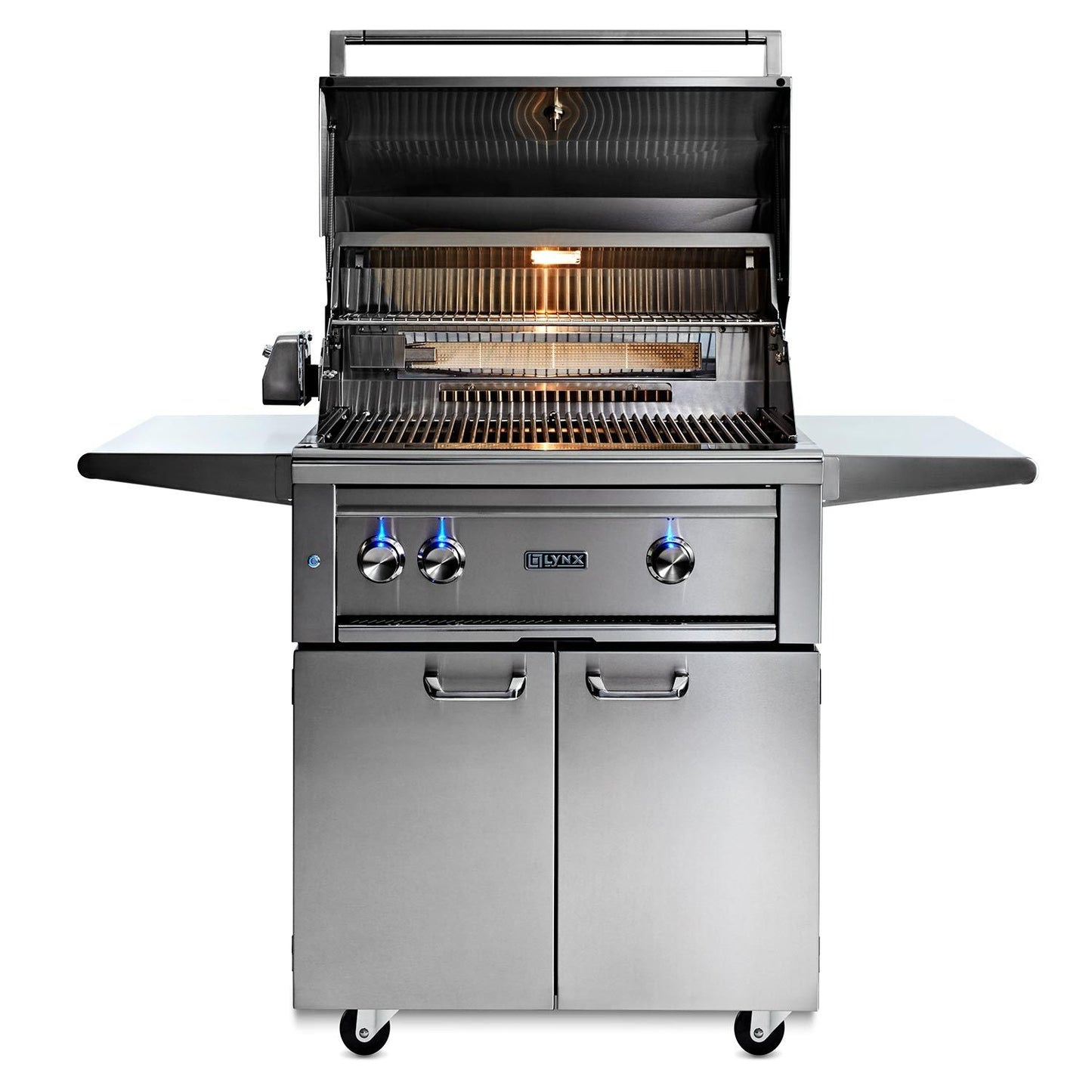 Lynx 30-Inch Professional Gas Grill On Cart with All Trident Infrared Burners - L30ATRF-LP/NG