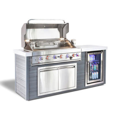 Mont Alpi Artwood 6-Burner Stainless Steel BBQ Grill Island - MA805-AW