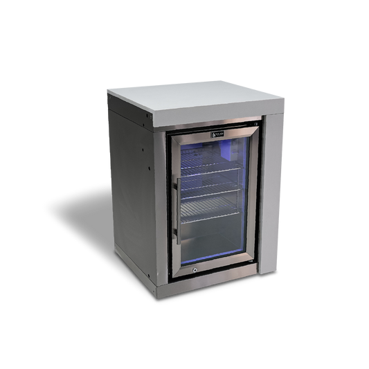 Mont Alpi Stainless Steel Single Fridge Module - MASFM