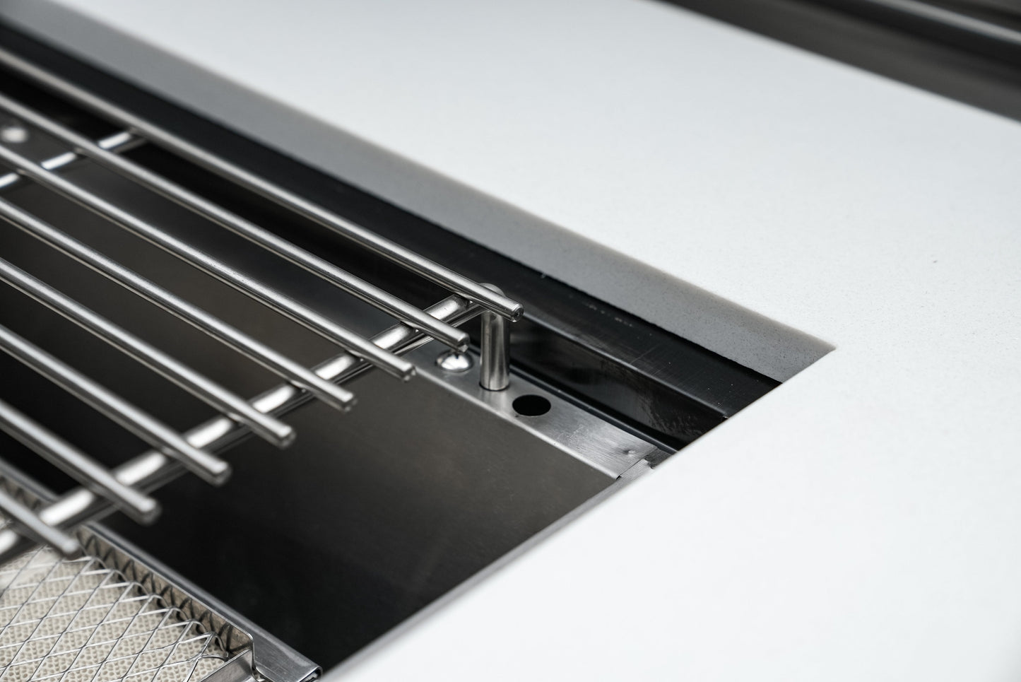 Mont Alpi 400 Deluxe BBQ Grill Island with Beverage Center, Kegerator, Kamado Module & Extra Drawer Storage - MAi400-DKEGBEVKAMDR