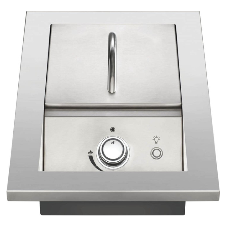 Napoleon Built-In 700 Series 10-Inch Single Infrared Burner with Stainless Steel Cover - BIB10IR