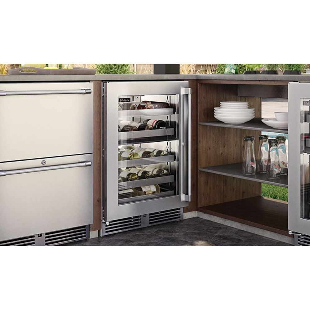 Perlick Signature 24-Inch Outdoor Undercounter Dual Zone Wine Reserve (HP24DO-4)
