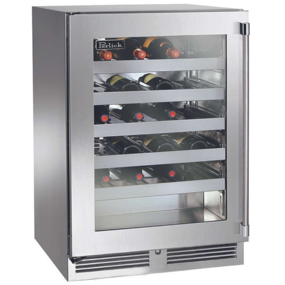 Perlick Signature 24-Inch Outdoor Undercounter Single Zone Wine Reserve (HP24WO-4)