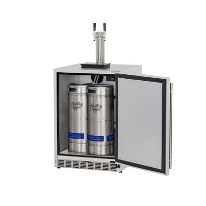 RCS Dual Tap Outdoor Stainless Steel Kegerator