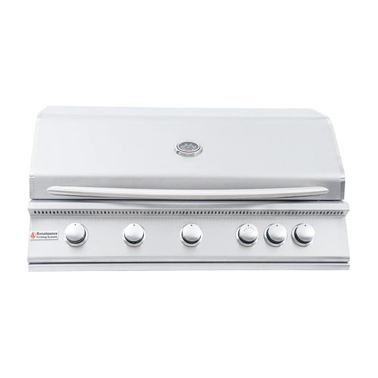 RCS Premier Series 40" Built-In Gas Grill with Rear Infrared Burner