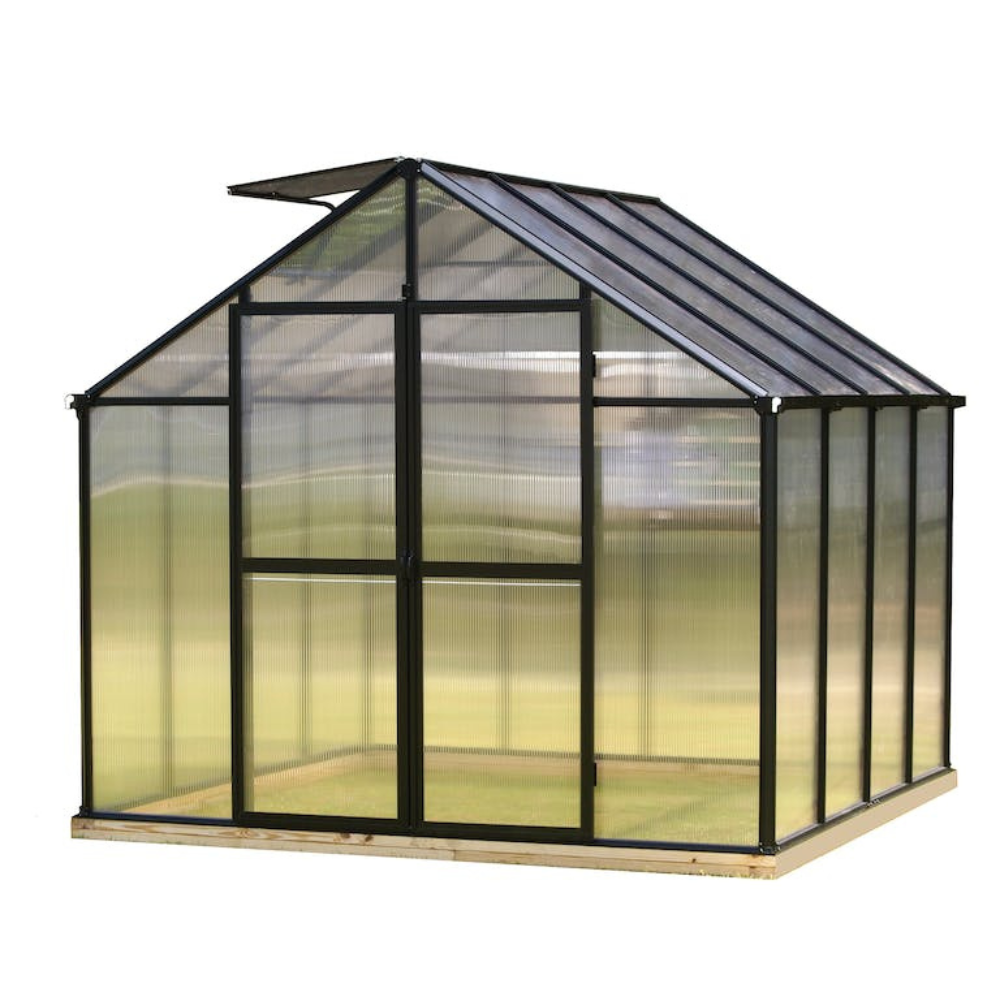 Riverstone Industries Monticello Black Greenhouse